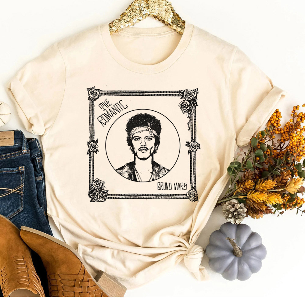 Women Fashion 80S - Bruno Mars Shirt Damen Gothic günstiges