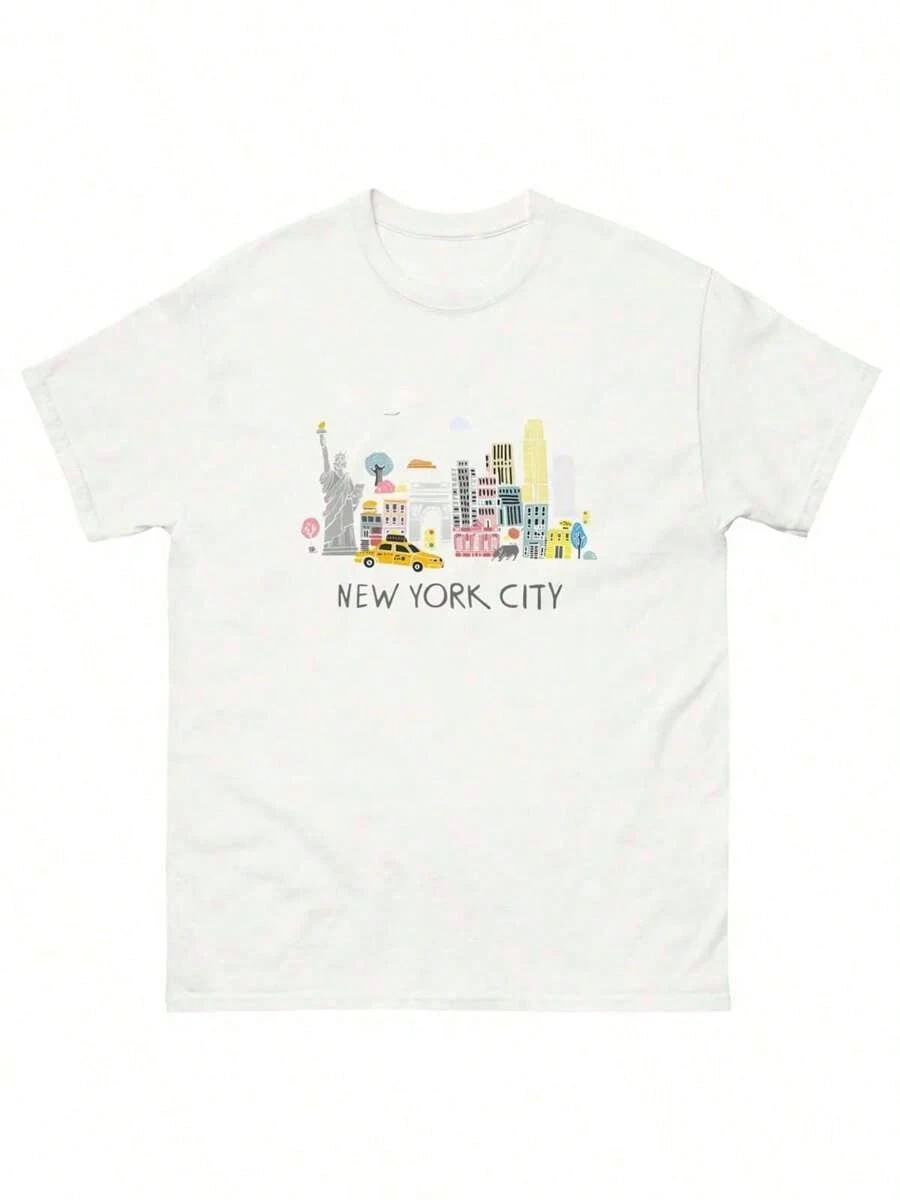 Women'S Fashion York - Sommermode-Design: Lustig bedruckte T-Shirts, New York