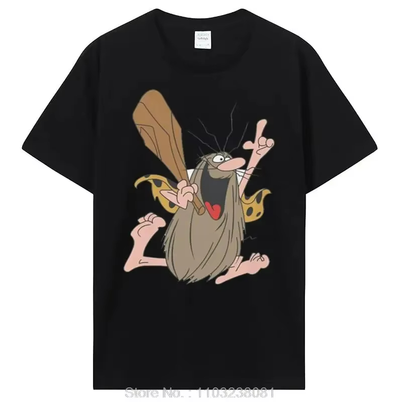 Women Fashion 80S - Hanna Barbera Muster Sommer Mode T-Shirt