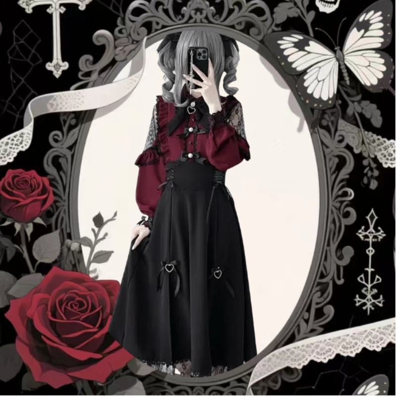 Women'S Fashion Kilt - Jirai Kei JK Rock Uniform Cosplay