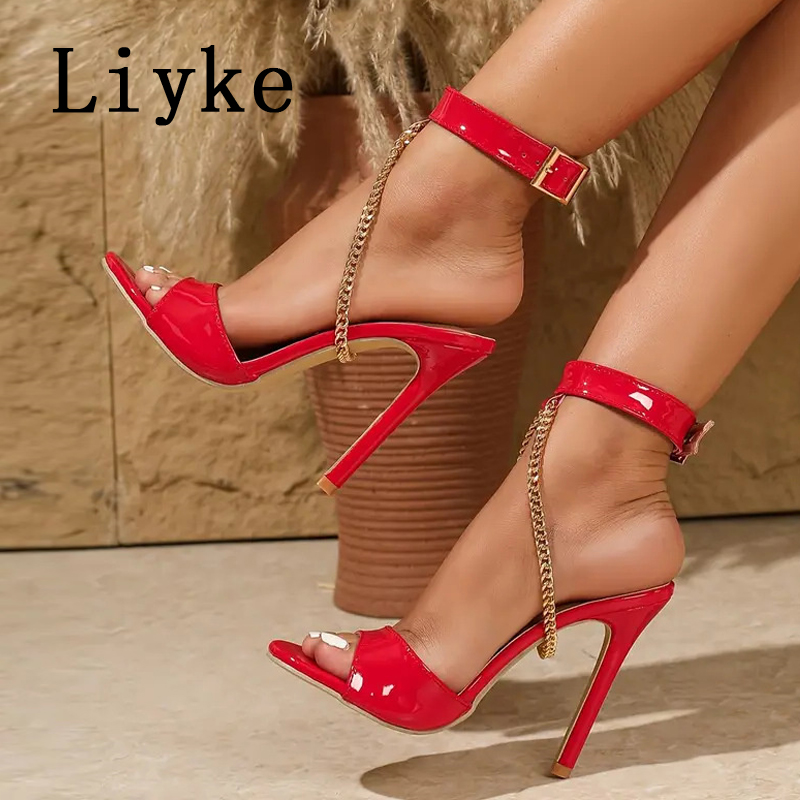 Women'S Fashion Belts - Liyke 2026 Sommer Mode Metall Kette