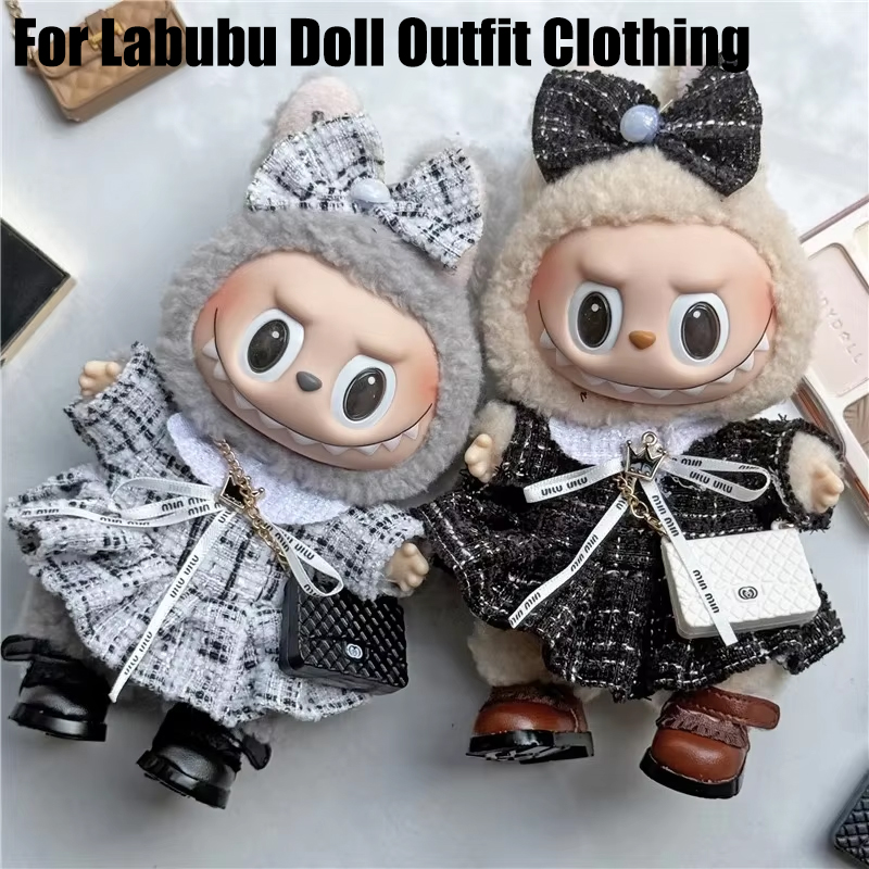 Women'S Fashion Kilt - 15 17 cm Für Labubu Puppe