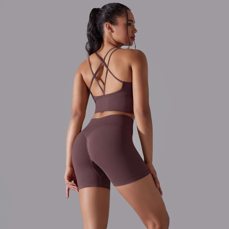 Women'S Fashion Leggings - Sexy Yoga-Sets für Damen, nahtloser Sportanzug,