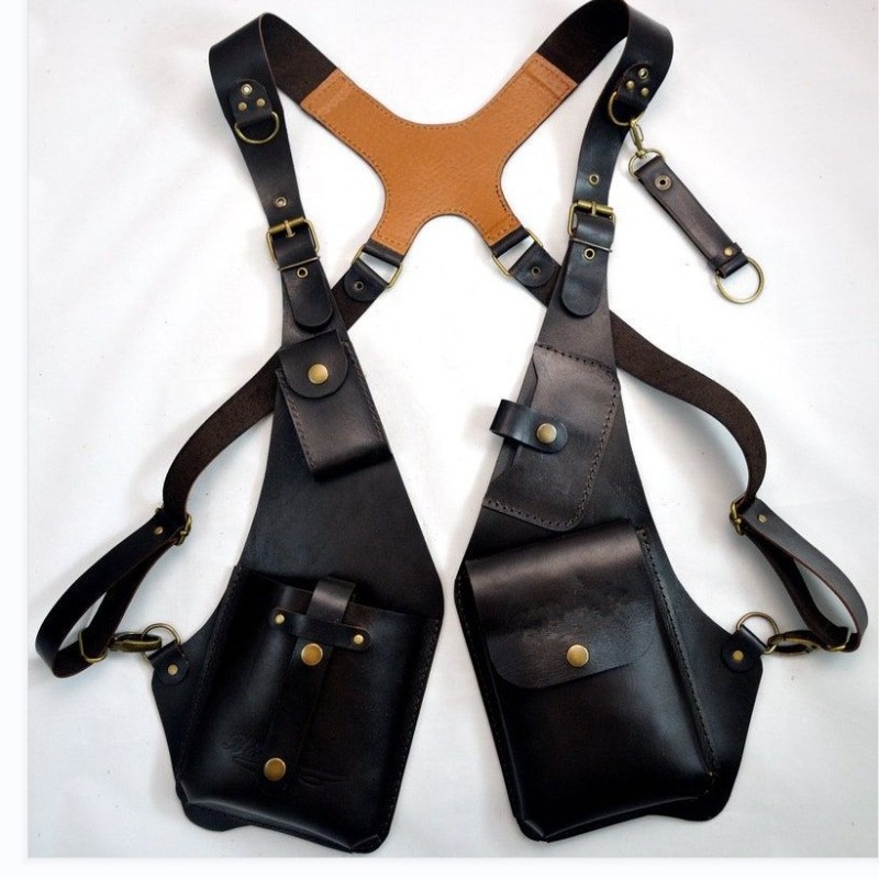 Crossbody Bag Women - Umhängetasche aus Leder im europäischen Stil,