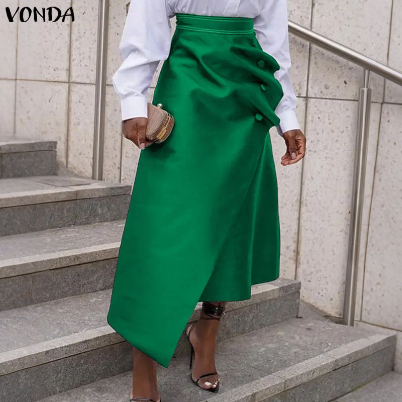 Women'S Fashion Kilt - VONDA Plus Größe 5XL Elegante Frauen