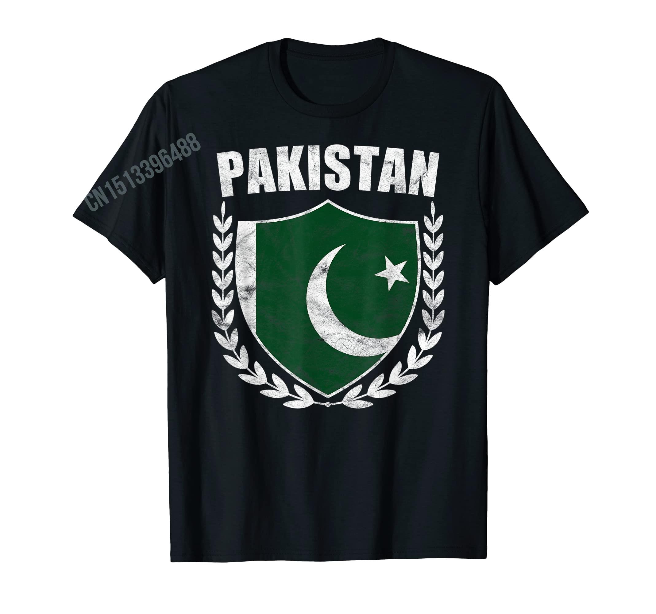 Women Fashion Pakistan - Mehr Design Vintage Distressed Pakistanische Flagge