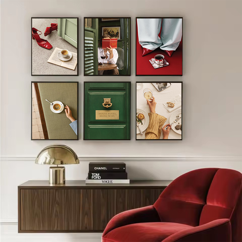 Women'S Fashion Magazine - Mode Frauen Nachmittagstee Kaffee Poster Magazin