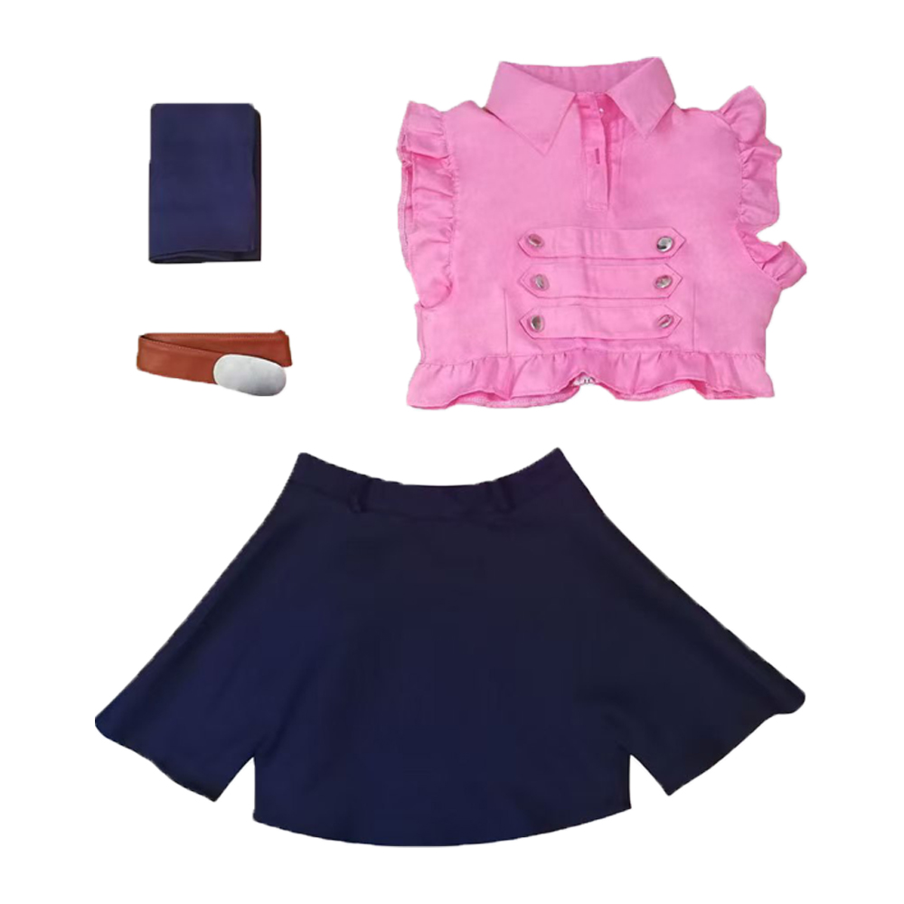 Women'S Fashion Kilt - Elizabeth Liones Cosplay-Kostüm für Damen, Fantasy-Top,