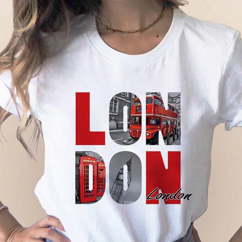 Women'S Fashion York - Fashion City Bedrucktes T-Shirt Paris London