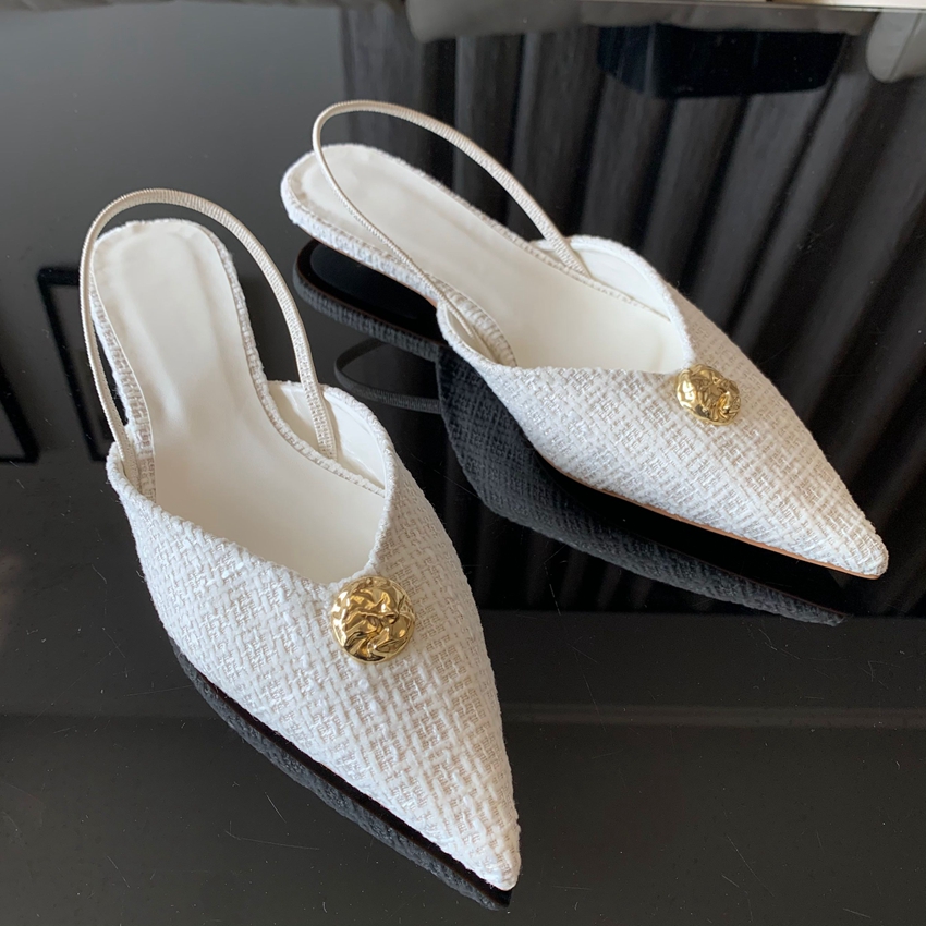 Women'S Fashion Sandals - 2025 Neue Marken-Damensandalen: Modische spitze Slip-On-Schuhe
