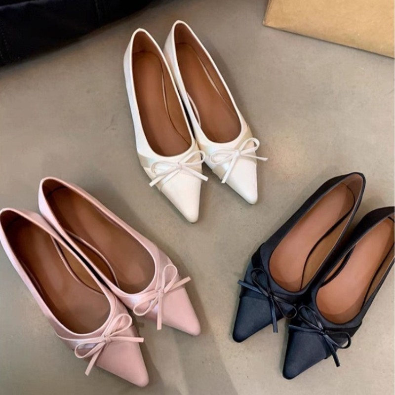 Women'S Fashion Sandals - Sommerliche neue Chiffon-Sandalen mit süßer Schleife