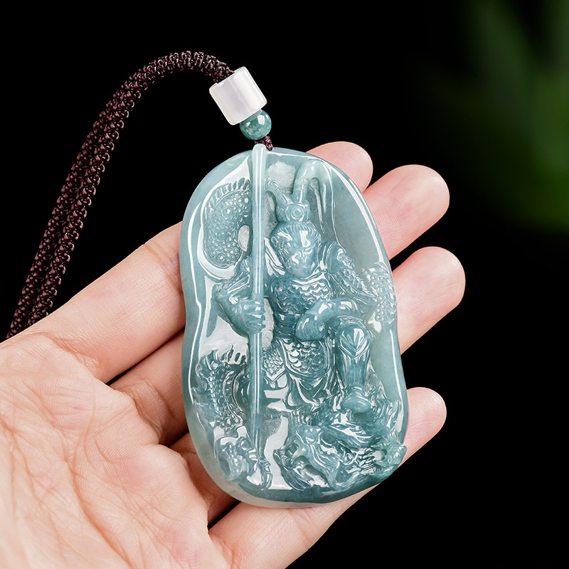 Women'S Fashion - Burmesische Jade-König-der-Affen-Anhänger-Halskette, Vintage-Luxusgeschenke für Frauen, Modeaccessoires,