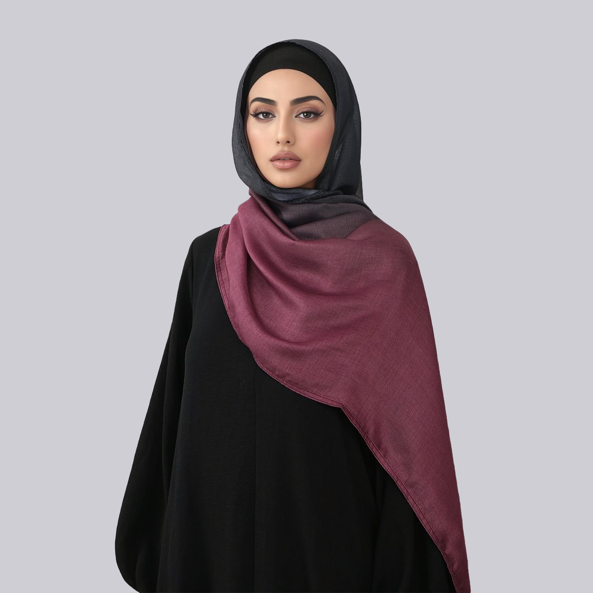 Women'S Fashion Headbands - Frauen Gradienten Baumwolle Rayon Hijab Schal