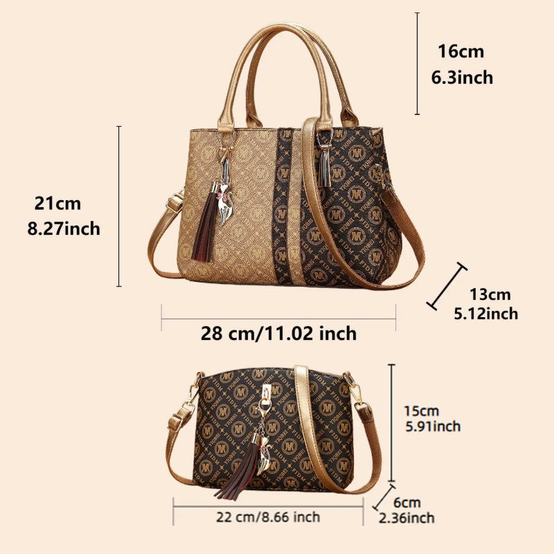 Damen-Handtaschen-Set mit Schu – Crossbody Bag Women Bewertung und Preis