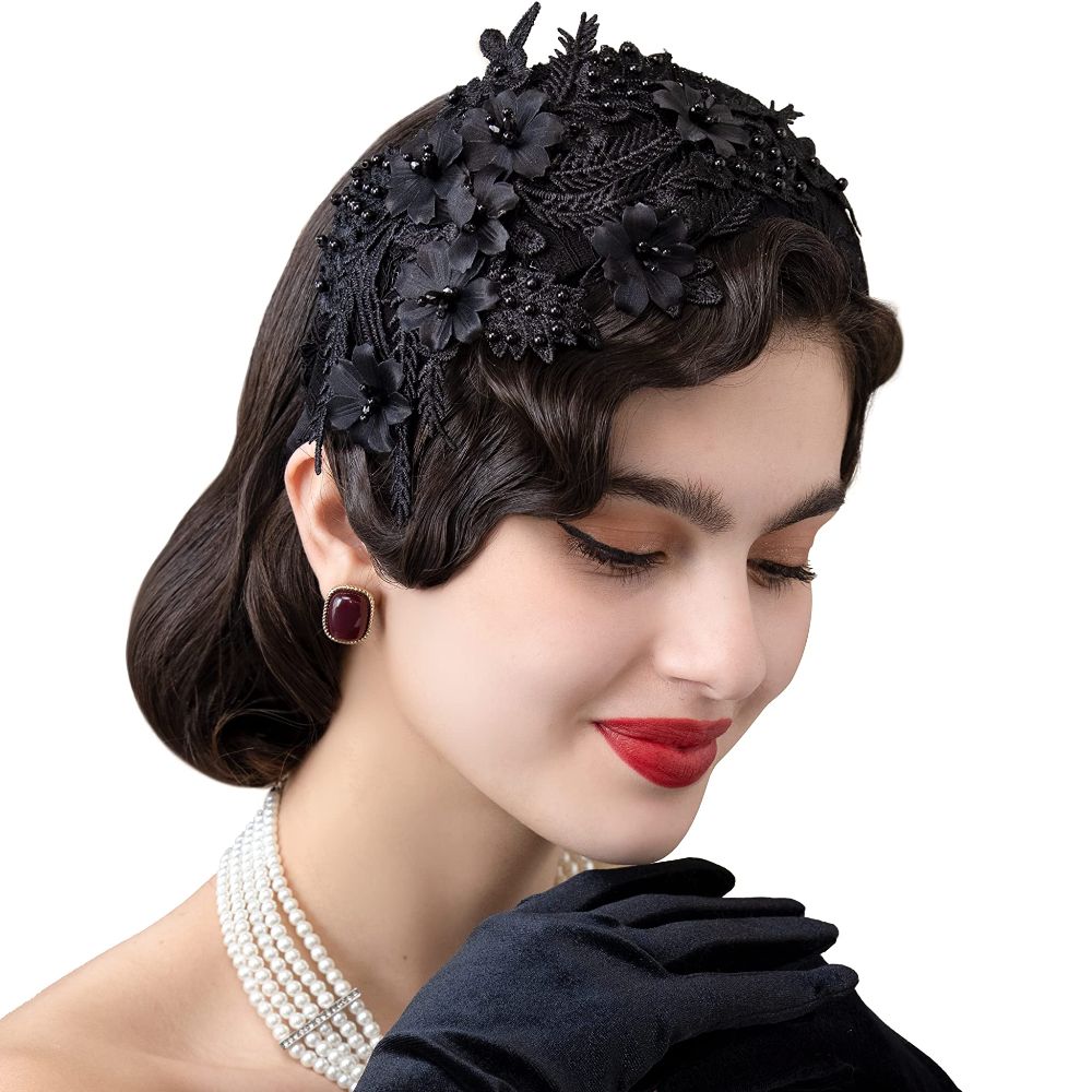 Neue Spitze Fascinators Stirnb – Women'S Fashion In The 50S Bewertung und Preis