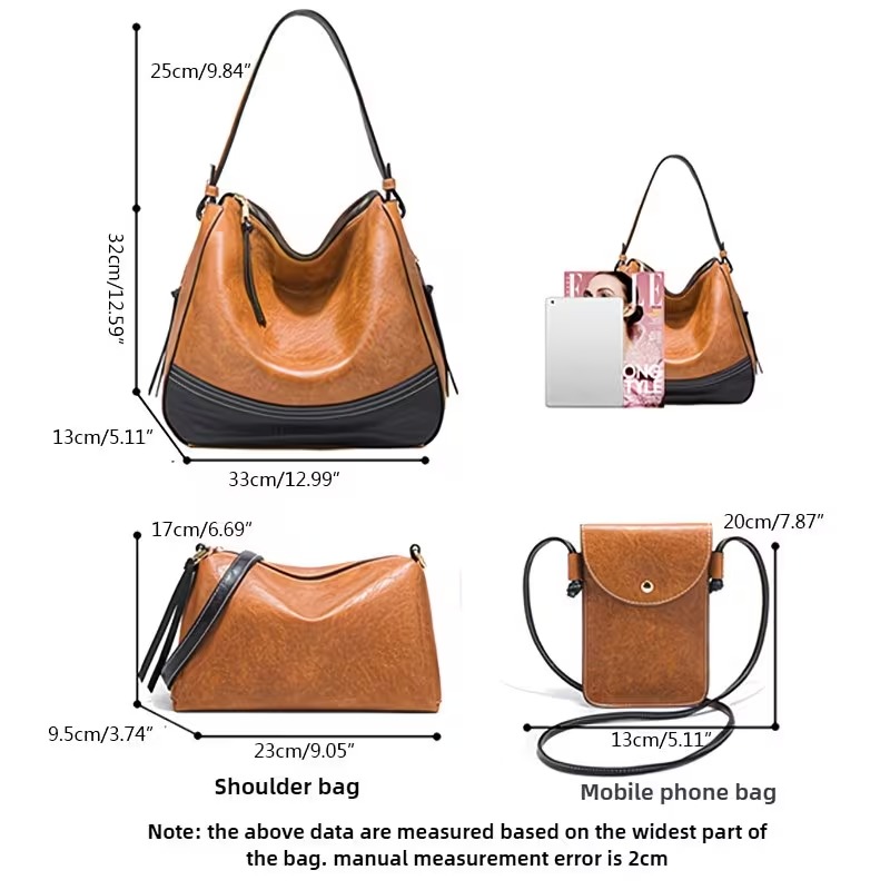Damen-Taschenset - 4-teiliges  – Crossbody Bag Women Bewertung und Preis