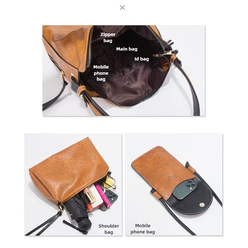 Damen-Taschenset - 4-teiliges  – Crossbody Bag Women Bewertung und Preis