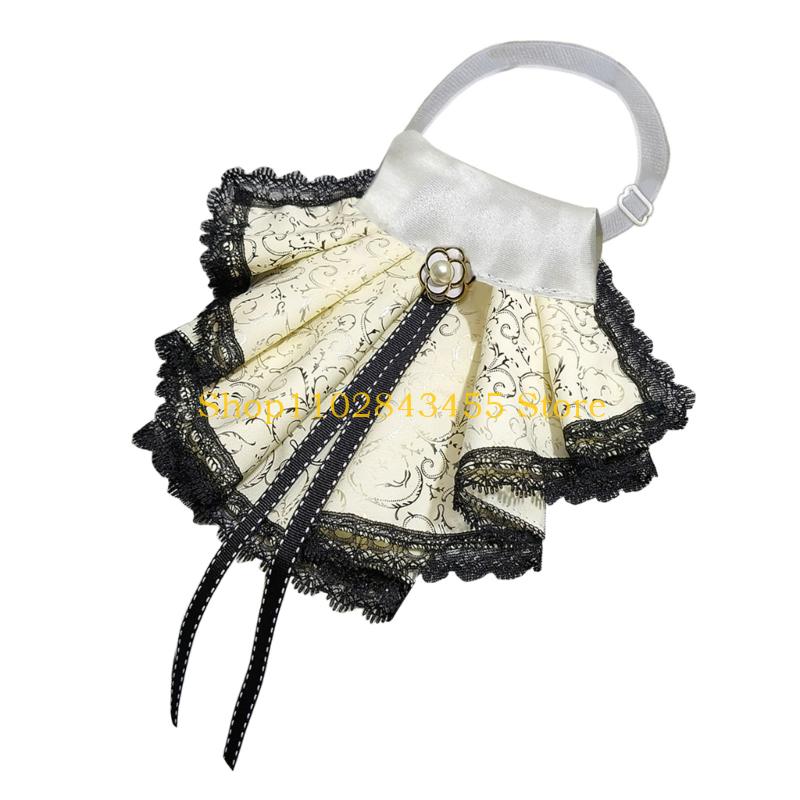 49MC Eleganter Spitzen-Jabot,  – Women'S Fashion Victorian Bewertung und Preis