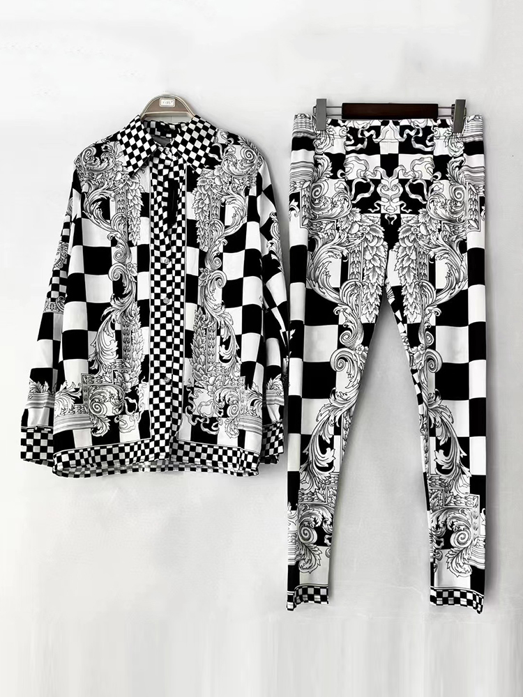 Retro-geometrisch bedrucktes,  – Women'S Fashion Leggings Bewertung und Preis