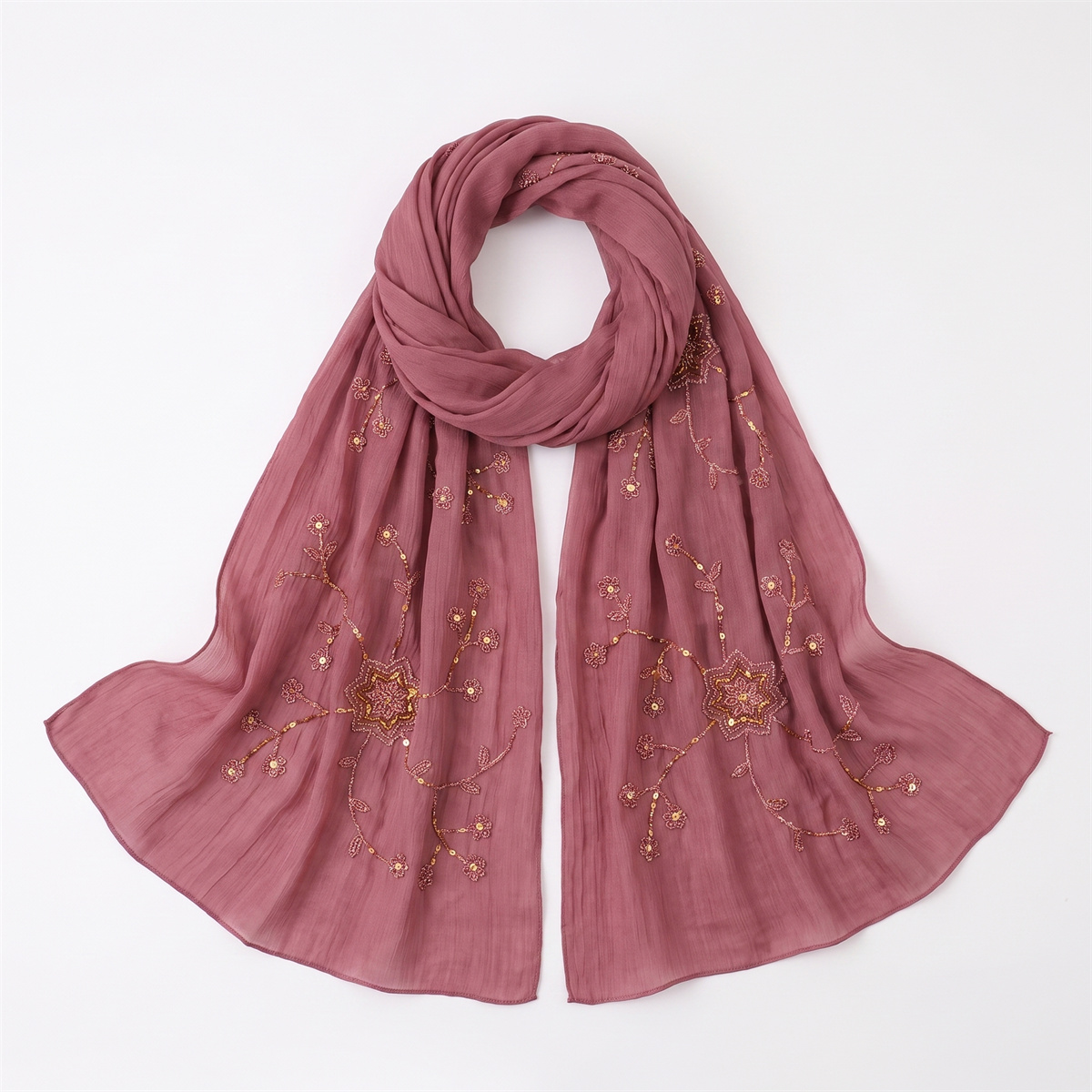 Modischer Crinkle-Hijab-Schal  – Women'S Fashion Headbands Bewertung und Preis