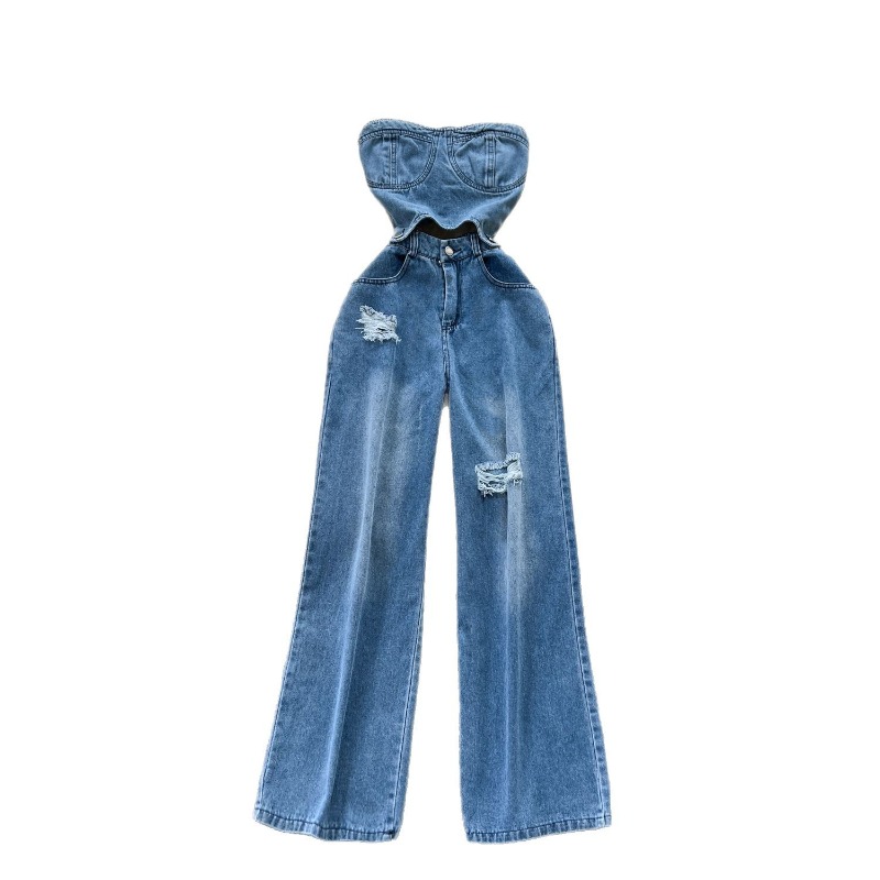 Denim-Jumpsuits für Damen, Ein – Mom Jeans Women Bewertung und Preis