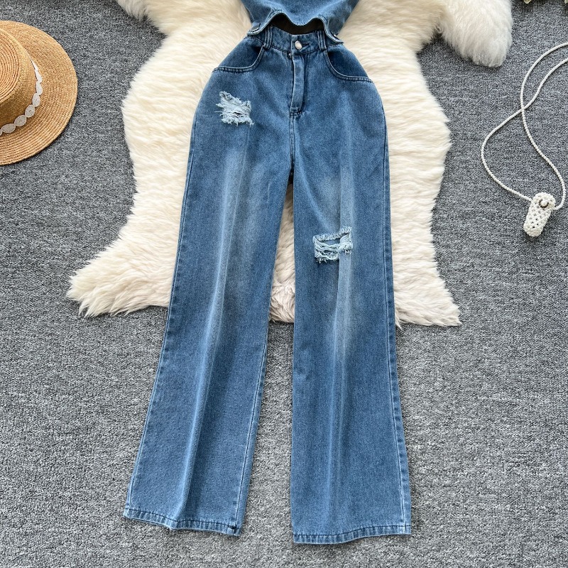 Denim-Jumpsuits für Damen, Ein – Mom Jeans Women Bewertung und Preis