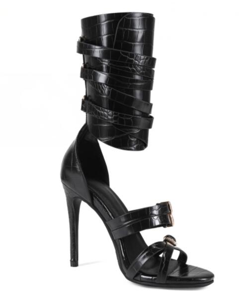 Sexy schwarze Leder-Sandalen m – Women'S Fashion Belts Bewertung und Preis