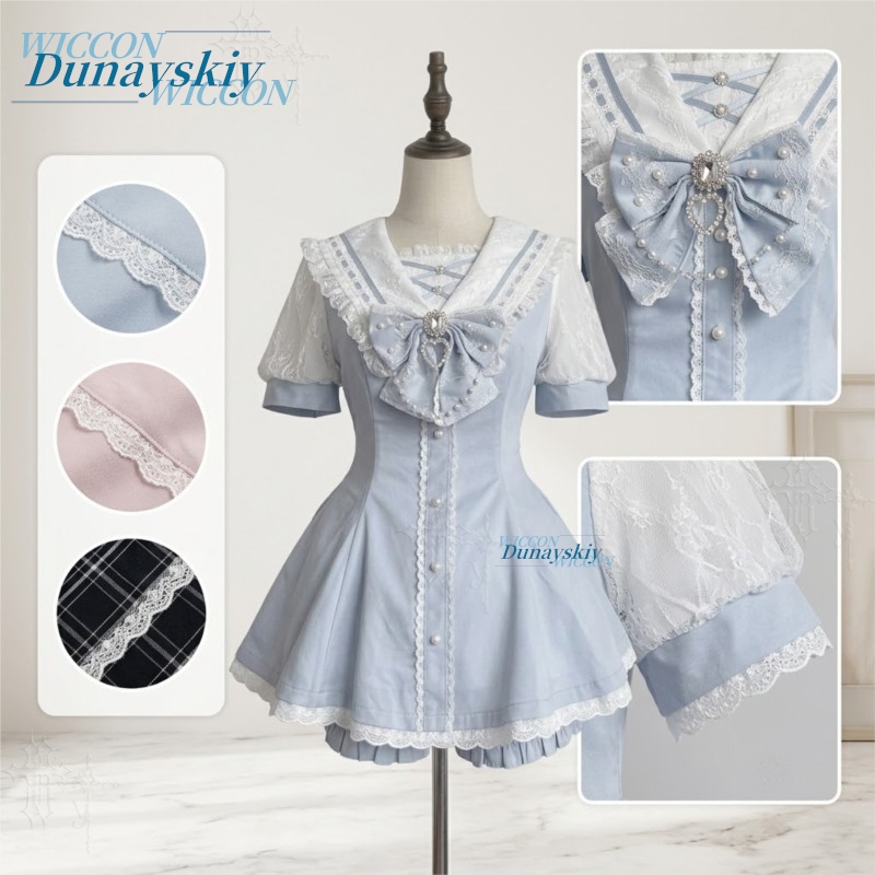 Matrosenkragen-Kleid-Set mit S – Women'S Fashion Kilt Bewertung und Preis
