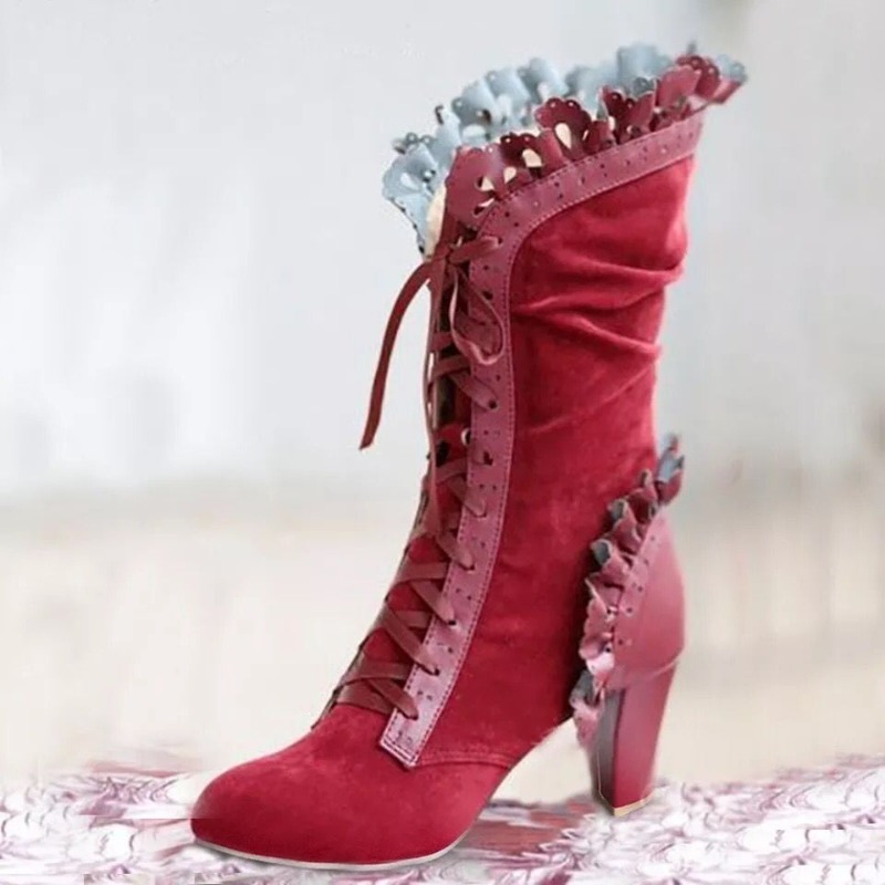 Winter Lace Up Damen High Heel – Women'S Fashion Victorian Bewertung und Preis
