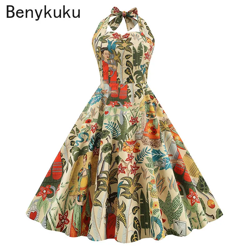 Frauen Sommer Druck 50s 60s Vi – Women'S Fashion In The 50S Bewertung und Preis