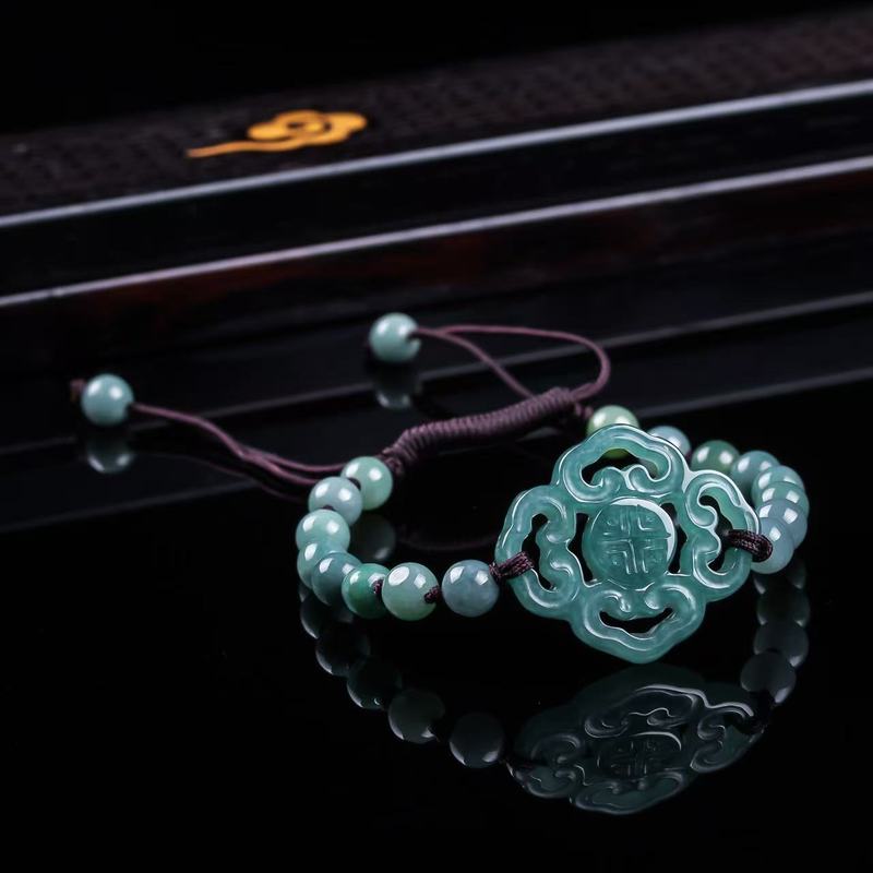 Natürliches Jadeit-Armband der – Women'S Fashion Bewertung und Preis