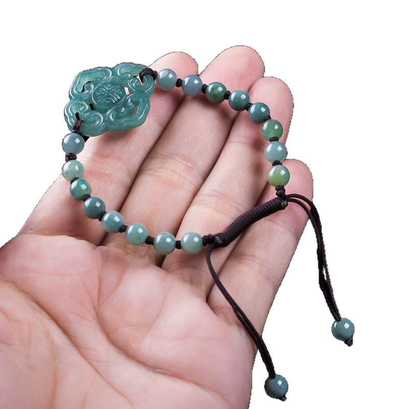Natürliches Jadeit-Armband der – Women'S Fashion Bewertung und Preis