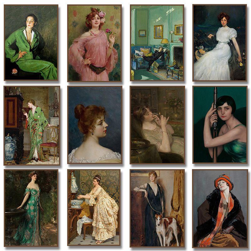 Renaissance Frauenporträt Post – Women'S Fashion Victorian Bewertung und Preis