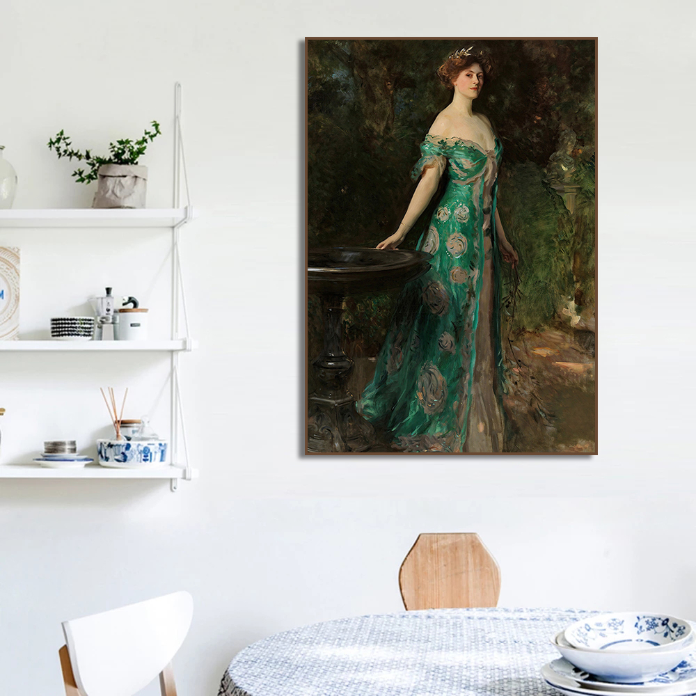 Renaissance Frauenporträt Post – Women'S Fashion Victorian Bewertung und Preis