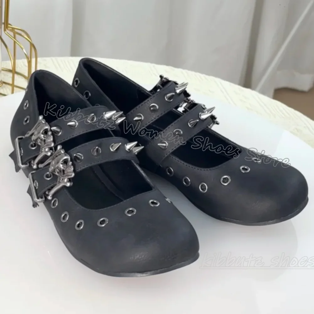 Gothic Ballet Pumps mit Punk-R – Women'S Fashion Belts Bewertung und Preis
