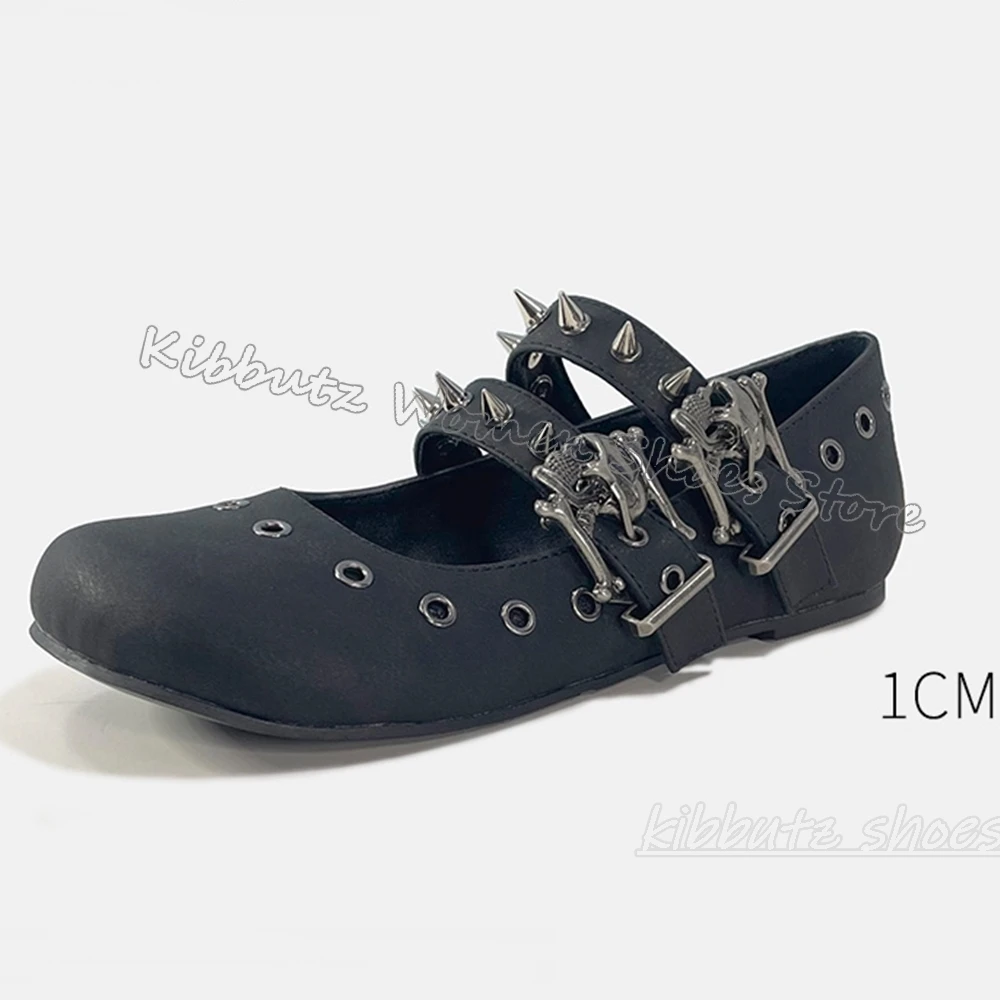 Gothic Ballet Pumps mit Punk-R – Women'S Fashion Belts Bewertung und Preis