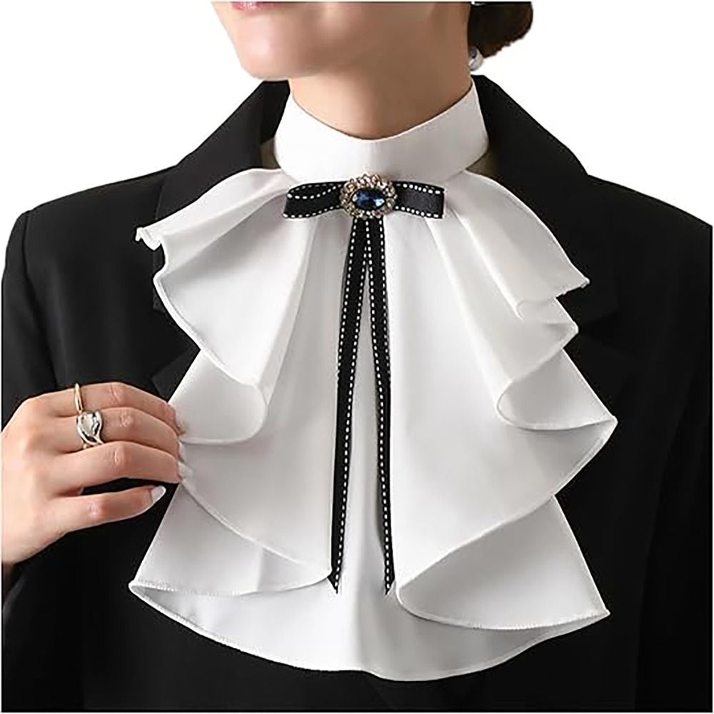 Lolita-Jabot-Kragen mit Rüsche – Women'S Fashion Victorian Bewertung und Preis