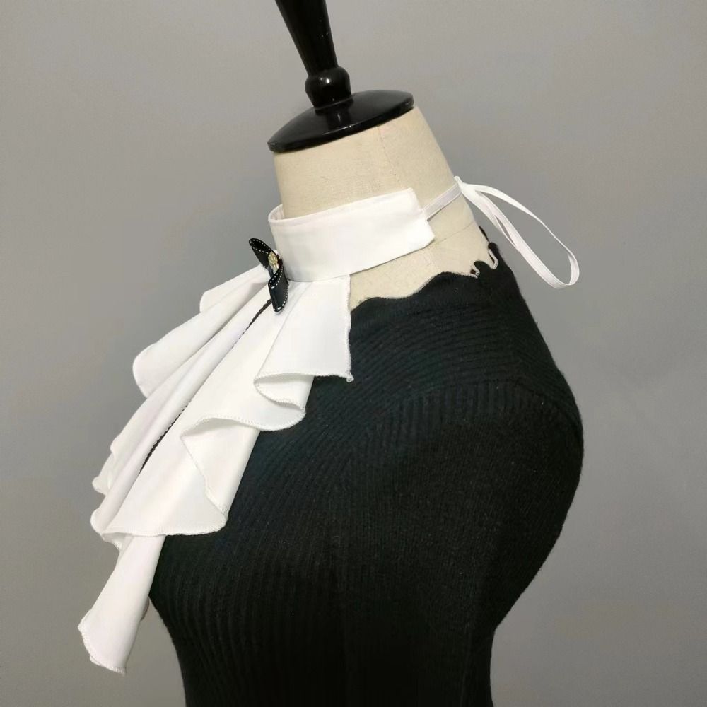 Lolita-Jabot-Kragen mit Rüsche – Women'S Fashion Victorian Bewertung und Preis