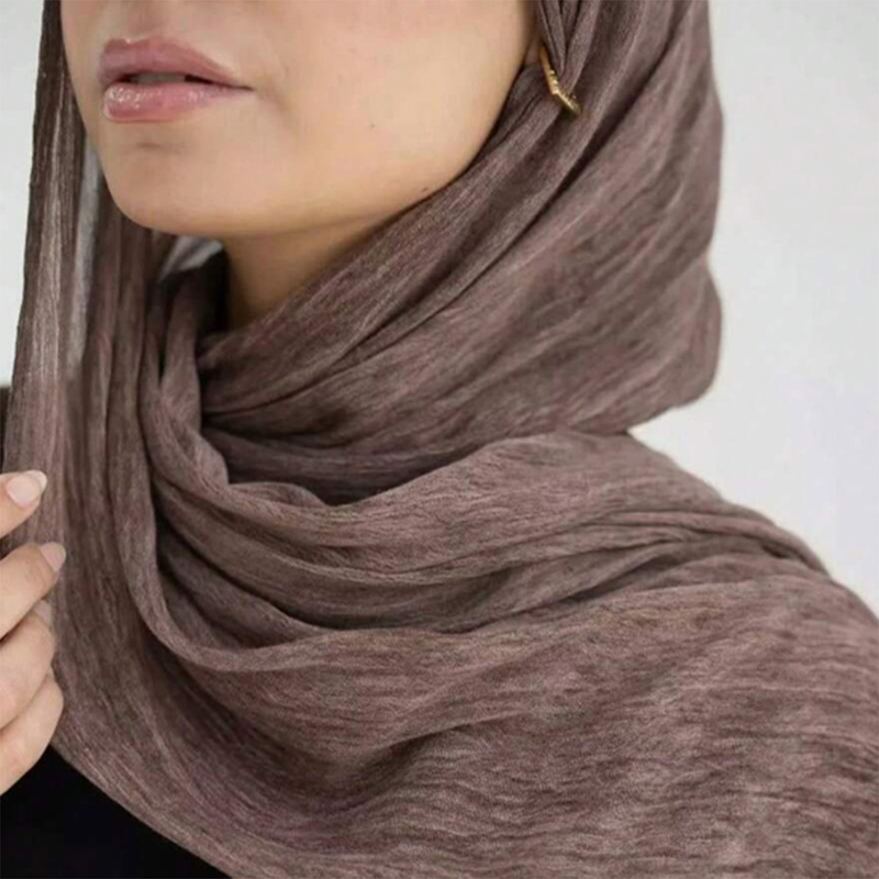 Mode Crinkle Rayon Hijab Fraue – Women'S Fashion Headbands Bewertung und Preis