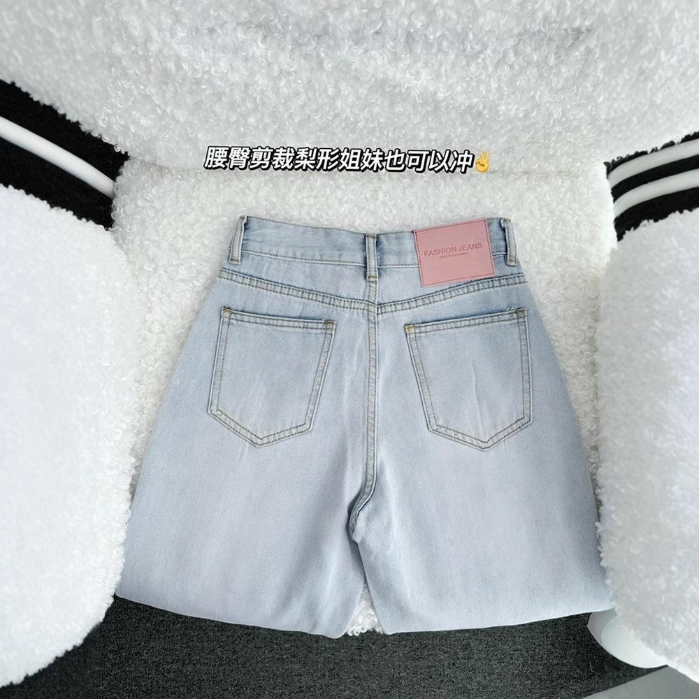 Hellfarbige, weit geschnittene – Mom Jeans Women Bewertung und Preis