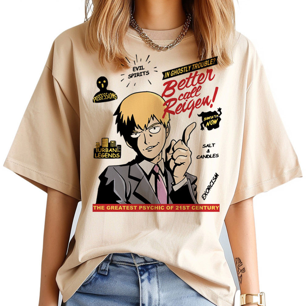 Mob Psycho 100 T-Shirt Damen P – Women Fashion 80S Bewertung und Preis
