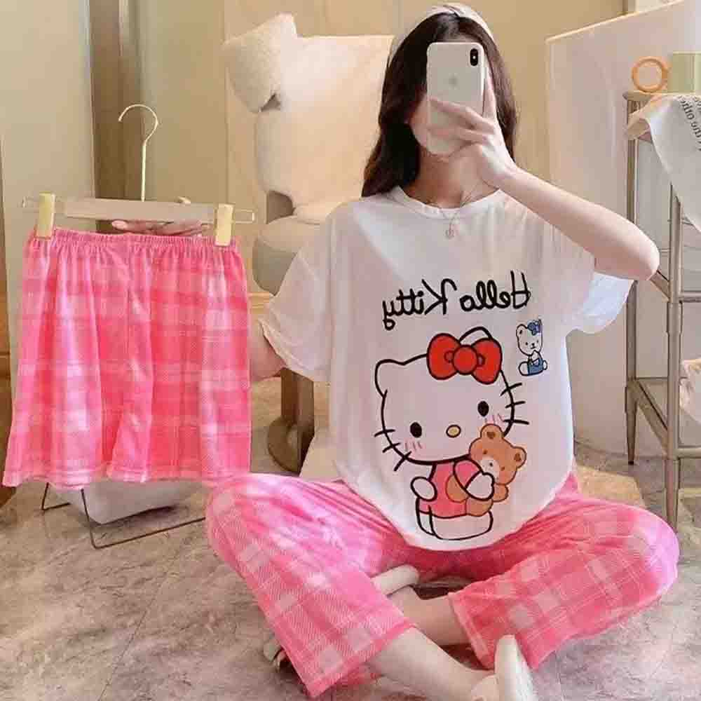 Hello Kitty Damen-Pyjama-Set,  – Women'S Fashion Pajamas Bewertung und Preis