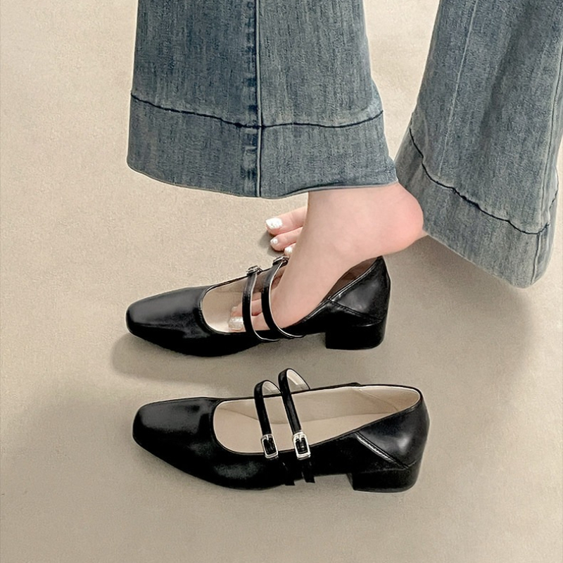 Silberne Mary-Jane-Schuhe für  – Women'S Fashion Belts Bewertung und Preis