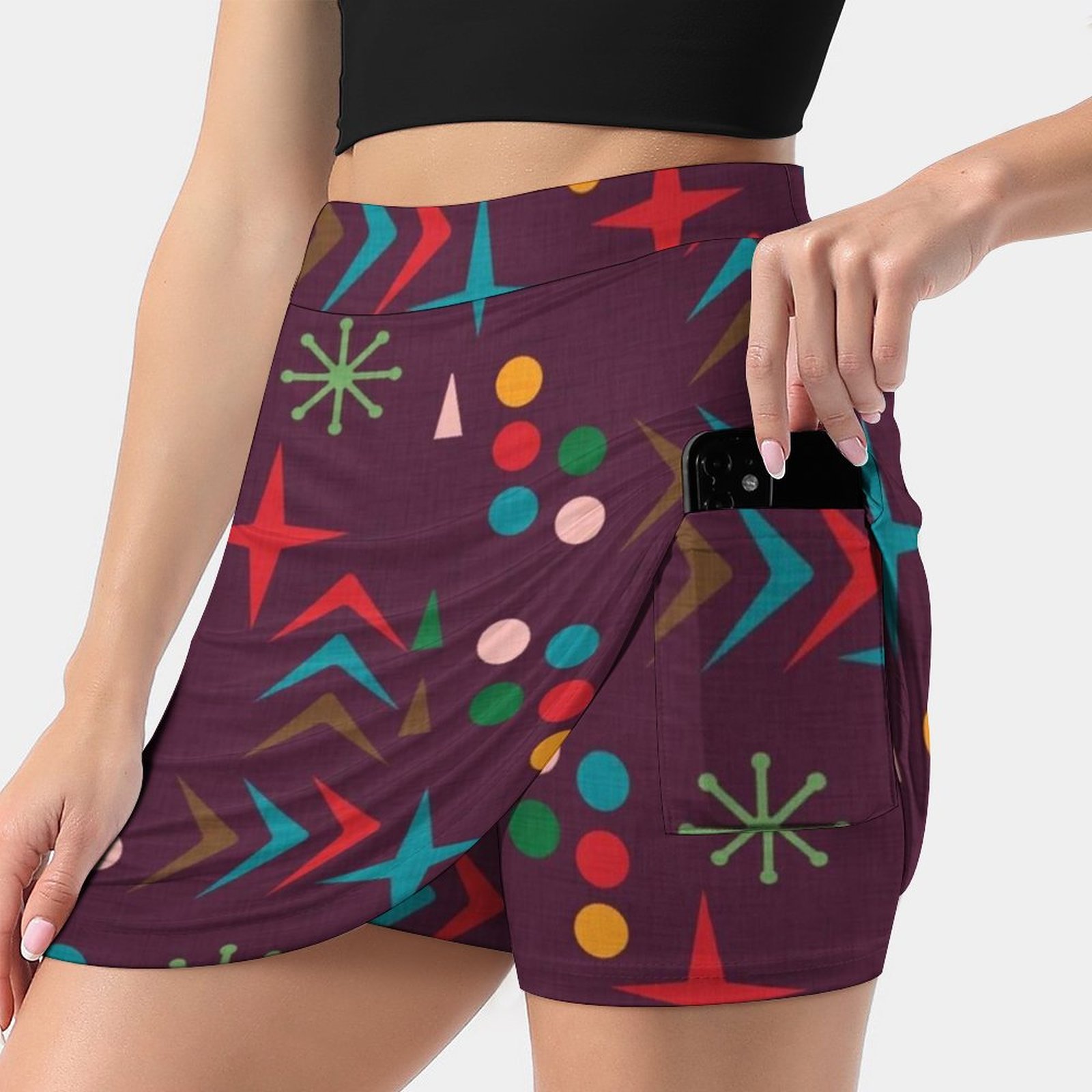 Atommuster Lila Mid Century Mo – Women'S Fashion In The 50S Bewertung und Preis