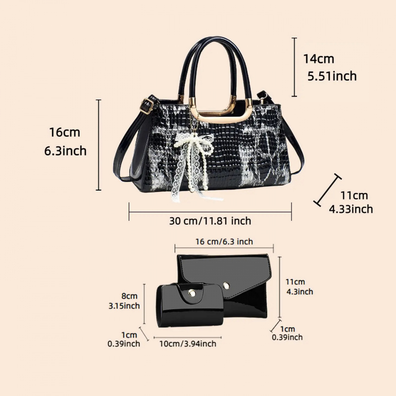 Damen-Handtaschen-Set, Abendcl – Crossbody Bag Women Bewertung und Preis