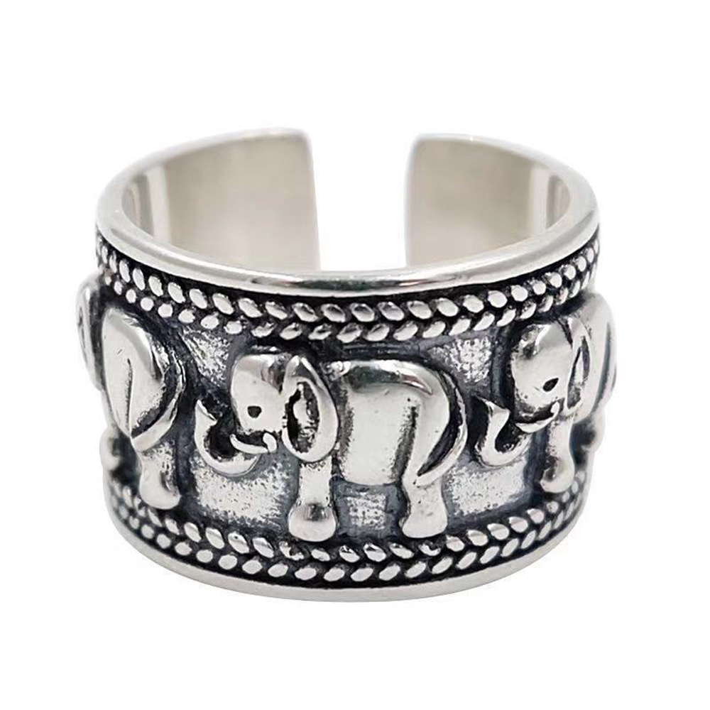 Punk Vintage silbernen Elefant – Women Fashion Pakistan Bewertung und Preis