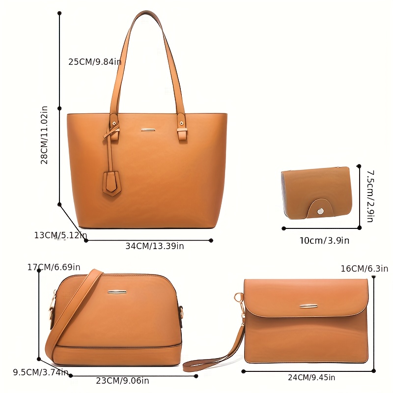 4 stücke Mode frauen Tasche Se – Crossbody Bag Women Bewertung und Preis