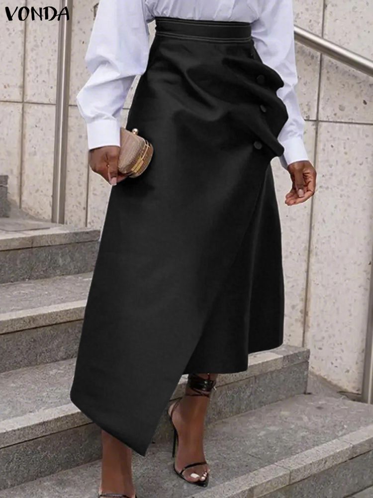 Plus Größe Satin Röcke VONDA E – Women'S Fashion Kilt Bewertung und Preis