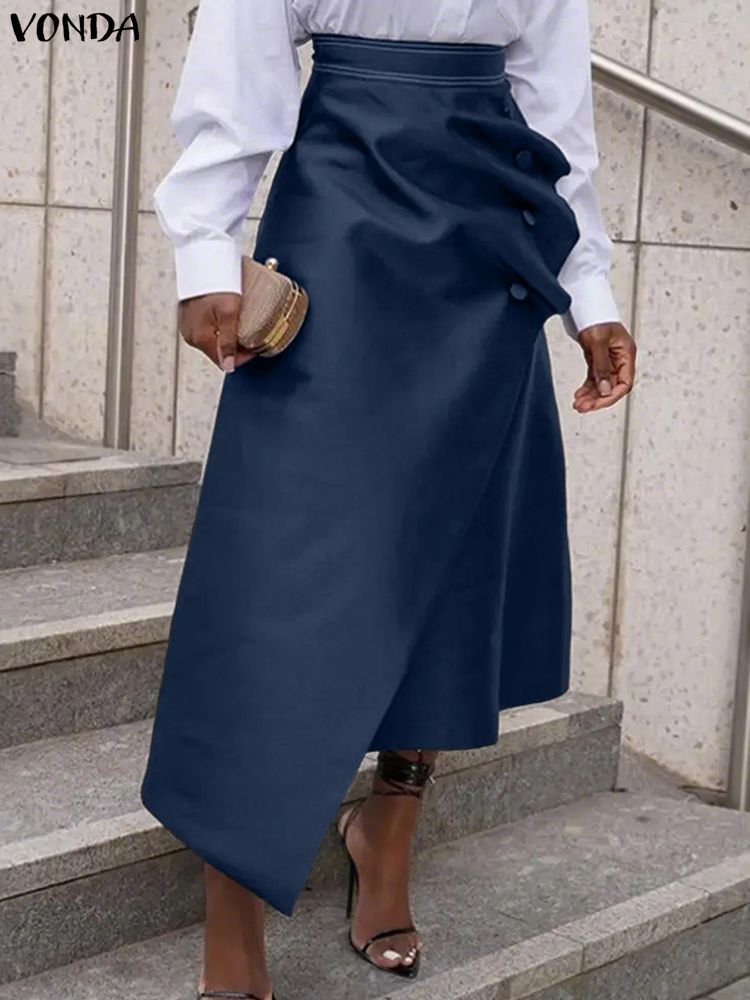 Plus Größe Satin Röcke VONDA E – Women'S Fashion Kilt Bewertung und Preis