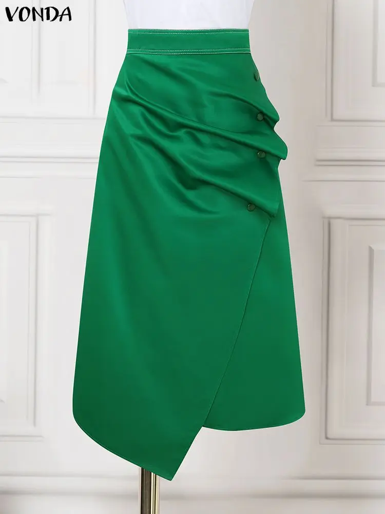 Plus Größe Satin Röcke VONDA E – Women'S Fashion Kilt Bewertung und Preis